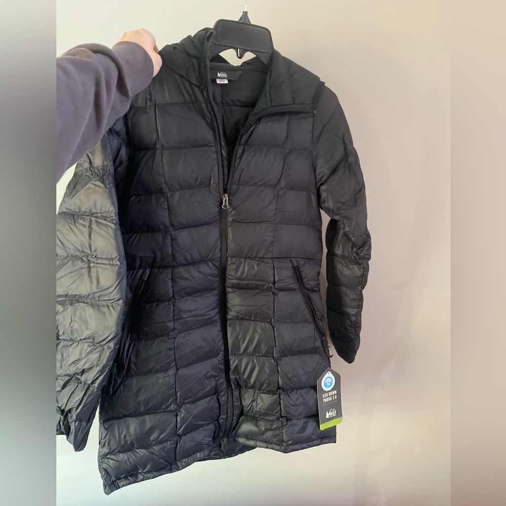 REI Women’s Small 650 Down Parka 2.0 Extra Long Warmth Coat
